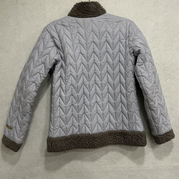 Patagonia Jacket Womens Medium Sherpa Lined Quilted Full Zip Made USA Vintage St - Picture 11 of 12